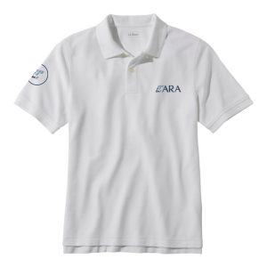 ARA Golf Polo - Mens White Polo